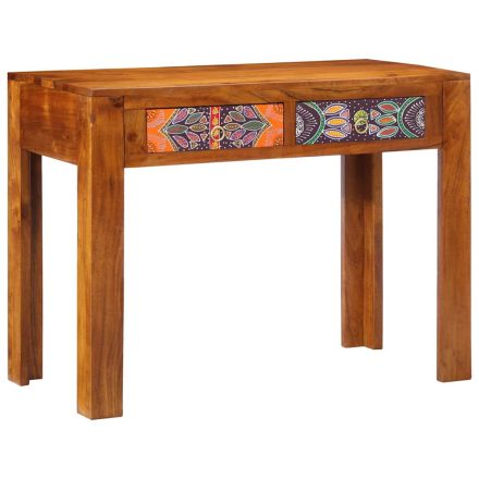 vidaXL Íróasztal 100x50x75 cm Tömör akácfából