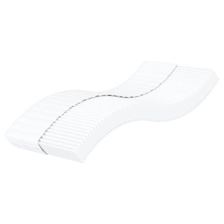 vidaXL fehér H2/H3 keménységű habmatrac 90 x 220 cm