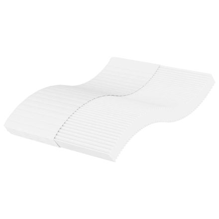 vidaXL fehér H2/H3 keménységű habmatrac 140 x 220 cm