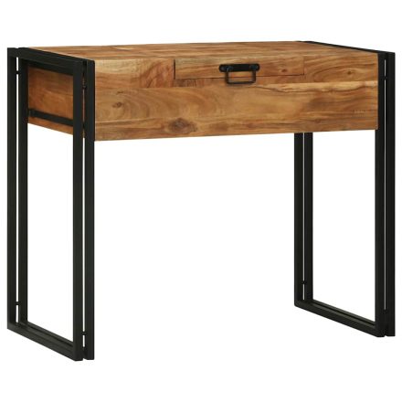 vidaXL Hálószobai Öltöztető Asztal Barna 90 x 50 x 75 cm Tömör akácfa
