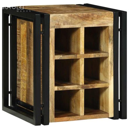 vidaXL Boros szekrény 34,5 x 35 x 39 cm Tömör fa durva mangófából
