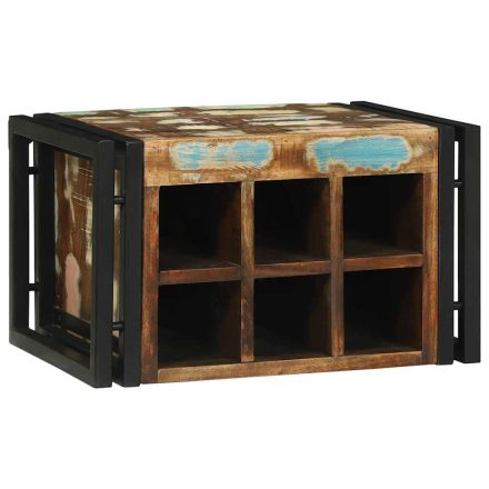 vidaXL Borpolc 46x35x27.5 cm Tömör újrahasznosított fa