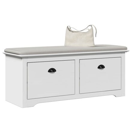 vidaXL előszobai pad "BODO" Fehér 114x40x45 cm