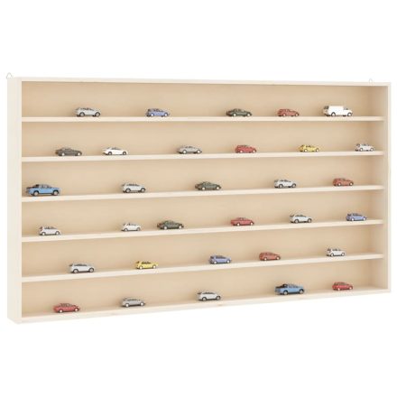 vidaXL fa gyűjtő vitrin 6 polccal 80x8,5x55cm 80x8,5x55 cm