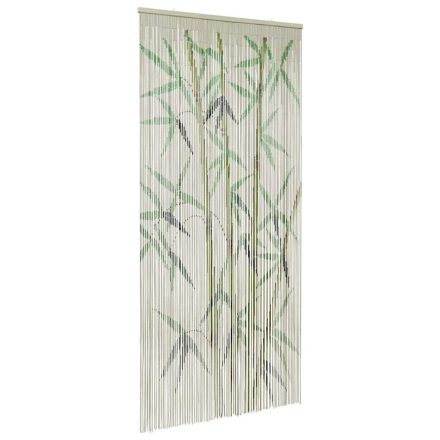 vidaXL rovaros ajtófüggöny Bambusz nyomtatás 100x200 cm Bambusz