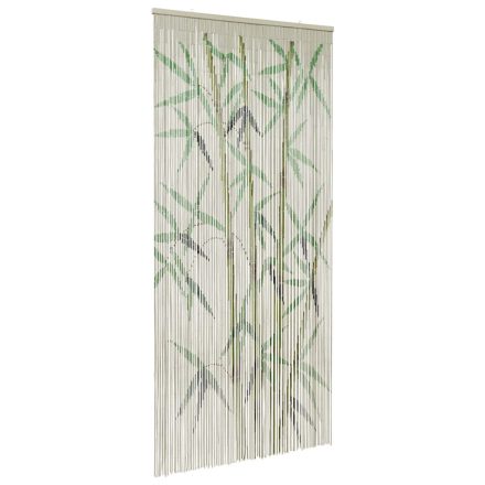 vidaXL rovaros ajtófüggöny Bambusz nyomtatás 100x220 cm Bambusz