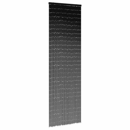 vidaXL rovaros ajtófüggöny Sötétszürke 56x185 cm bambusz