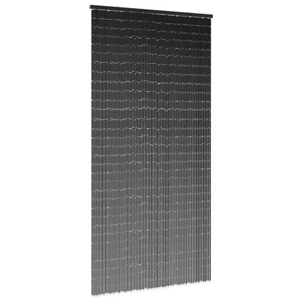 vidaXL rovarhálós ajtófüggöny Sötét szürke 100x200 cm bambusz