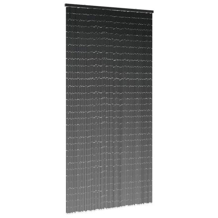 vidaXL rovaros ajtófüggöny Sötétszürke 100x220 cm bambusz