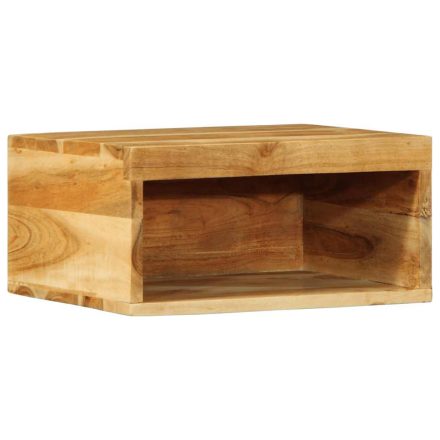 vidaXL tömör akácfa falra szerelhető TV-szekrény 40x30x19 cm