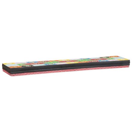 vidaXL Falitárolók 2 pcs Sokszínű 100 x 20 x 6 cm Tömör mangófa
