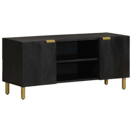 vidaXL fekete szerelt fa TV-szekrény 105 x 33 x 46 cm