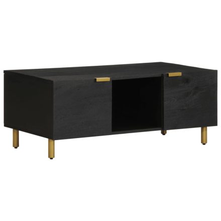 vidaXL fekete szerelt fa dohányzóasztal 100 x 54 x 40 cm