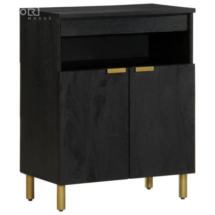 vidaXL fekete szerelt fa komód 60 x 33 x 75 cm