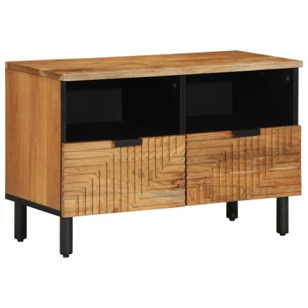 vidaXL tömör akácfa TV-szekrény 70 x 33 x 46 cm