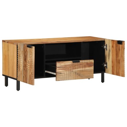 vidaXL TV Szekrény 105x33,5x46 cm Tömör Akác