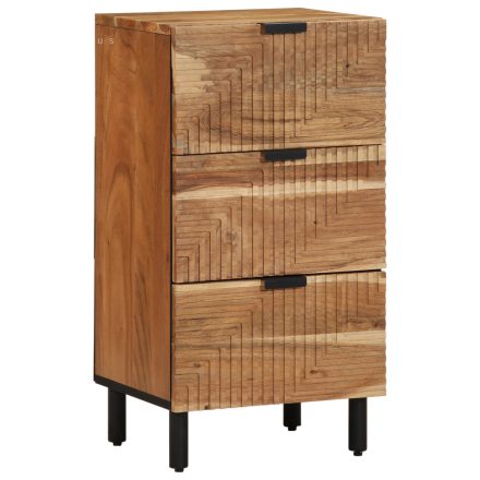vidaXL Oldalszekrény 40x33x75 cm Tömör Akácfából