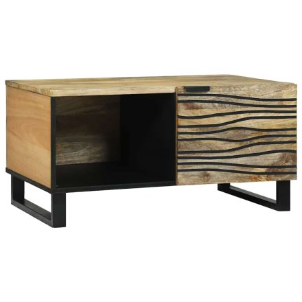 vidaXL Dohányzóasztal Barna 80 x 50 x 40 cm tömör mangófa