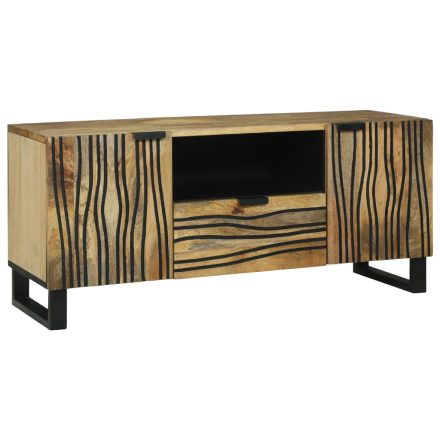 vidaXL TV Szekrény - 105 x 33,5 x 46 cm, Tömör Mangófából