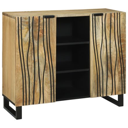 vidaXL Komód 90 x 33,5 x 75 cm - Tömör mangófából