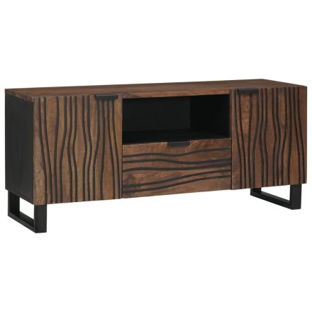 vidaXL TV szekrény - 105 x 33.5 x 46 cm, tömör mangófából.