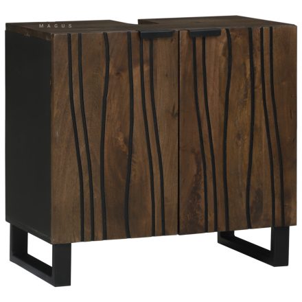 vidaXL Fürdőszoba Mosdószekrény 62 x 33 x 58 cm – Masszív mangófából készült.