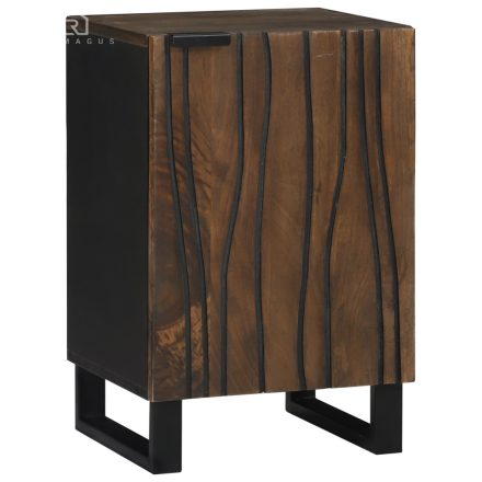vidaXL Fürdőszoba Szekrény 38x33,5x58 cm tömör mangófából