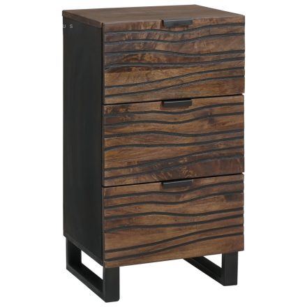 vidaXL Oldalszekrény - 40x33.5x75 cm Tömör Mangófa