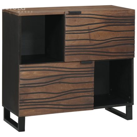 vidaXL Szekrény 80x33,5x75 cm tömör mangófából