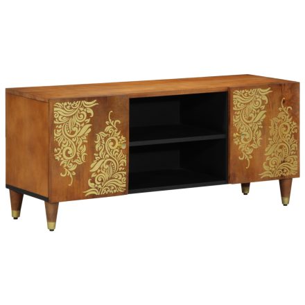 vidaXL TV szekrény 105x33x46 cm Tömör mangófából