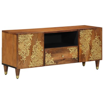 vidaXL TV Szekrény 105x33x46 cm Tömör Mangófából
