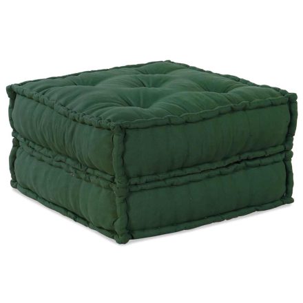 vidaXL zöld szövet moduláris puff 70x70x36