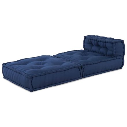 vidaXL Moduláris Puff Indigo 70x70x54 Szövet