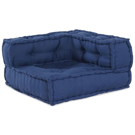 vidaXL Moduláris Puff Indigo 140x70x36 Szövet