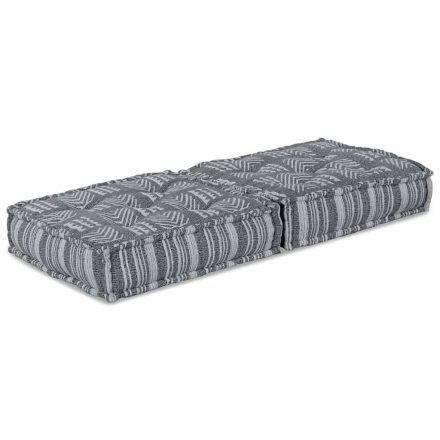vidaXL Szürke Moduláris Puff - 70x70x36 cm Szövet