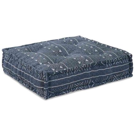 vidaXL Moduláris Puff Indigo 70x70x36 Szövet