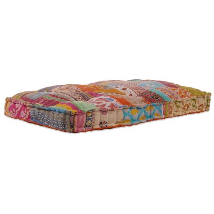 vidaXL Patchwork szövet raklapos kanapé párna