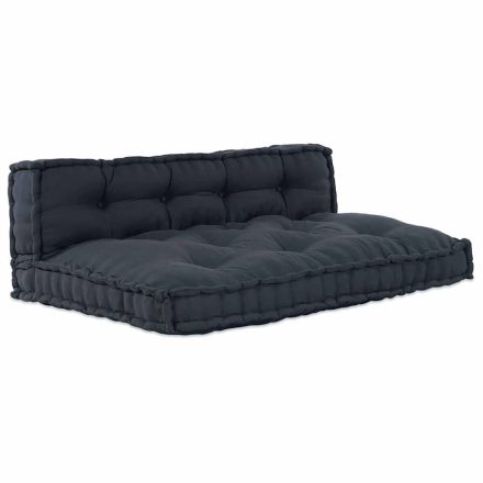 vidaXL Pallet Sofa Párna 2 pcs Antracit szövet