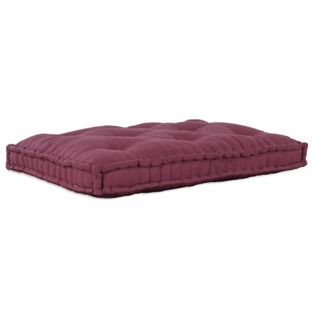 vidaXL Pallet Sofa Párna Bordó szövet