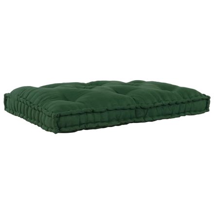vidaXL Pallet Sofa Párna Zöld szövet