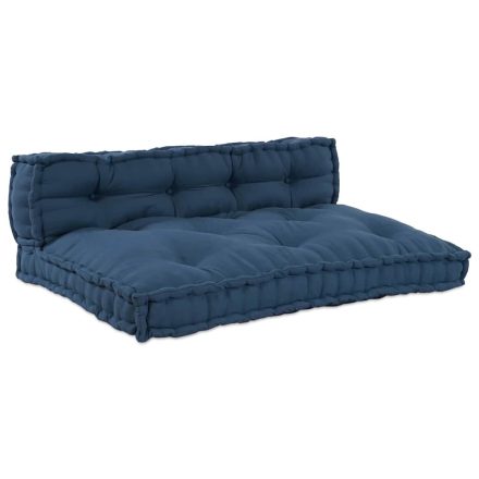 vidaXL Pallet Sofa Párna 2 pcs Indigó szövet