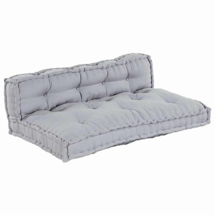 vidaXL Pallet Sofa Párna 2 pcs Szürke szövet
