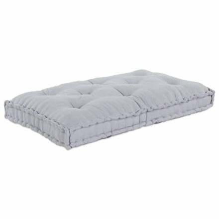 vidaXL Pallet Sofa Párna Szürke szövet