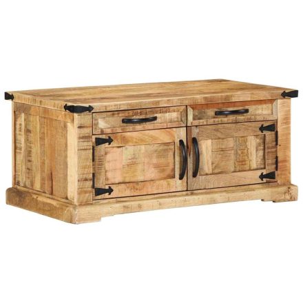 vidaXL Dohányzóasztal 90x50x40 cm Tömör mangófából