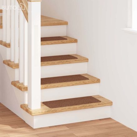 vidaXL Lépcsőmatracok Latex Háttal Sárga 25x60 cm