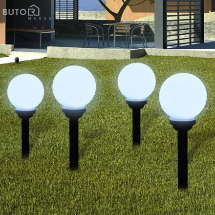 vidaXL 4 db kültéri tüske ösvény LED-es lámpa 15 cm