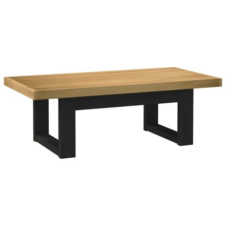 vidaXL dohányzóasztal NOAIN U alakú lábak 120x60x40cm tömör fa fenyőfa
