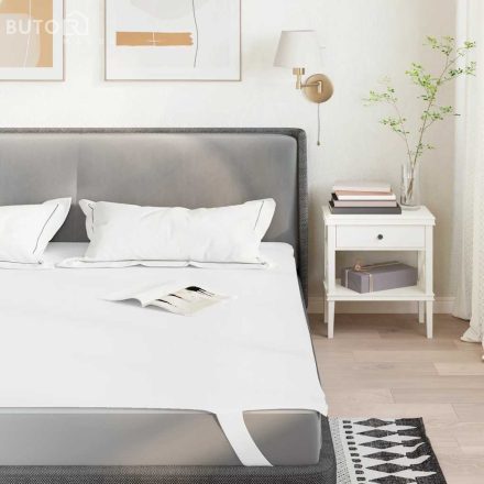 vidaXL fehér matracvédő 200 x 200 cm vízálló