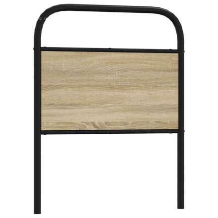 vidaXL fejtámla sonoma tölgy 80 cm acél és műfa