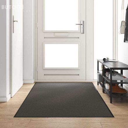 vidaXL Ajtószőnyeg Antracit és fekete 120 x 300 cm Poliamid és PVC